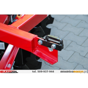 Brona talerzowa Demarol 2m 2x9T 3-podpory, 